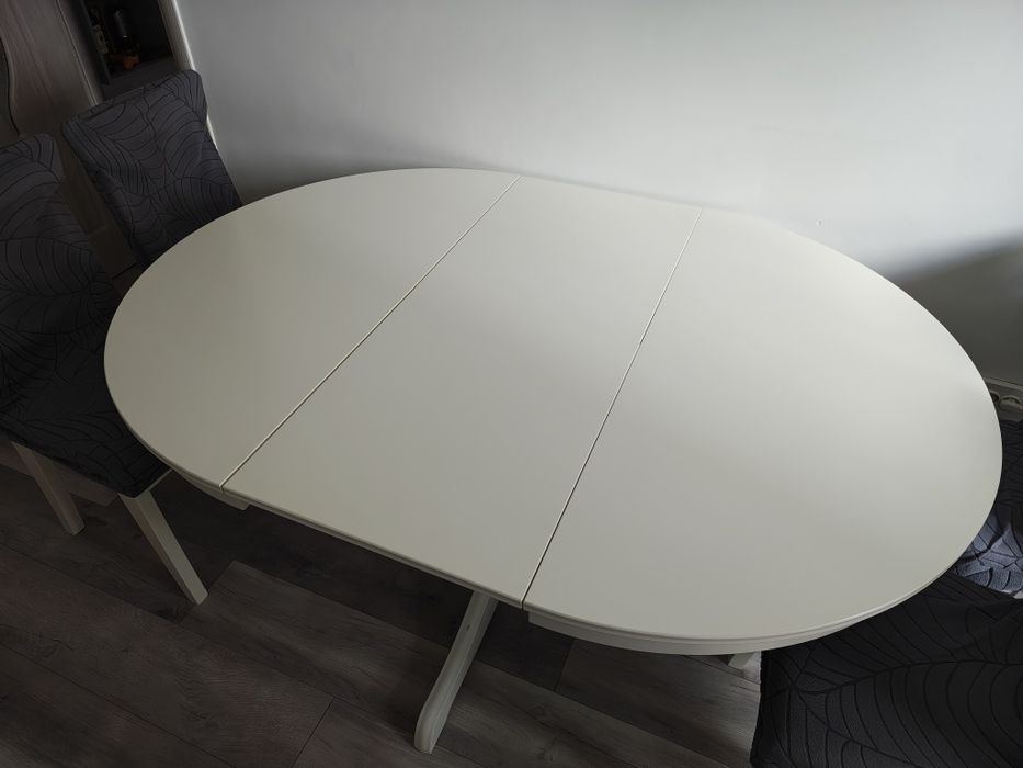 Vand Masa Extensibila Alb 110/155 cm