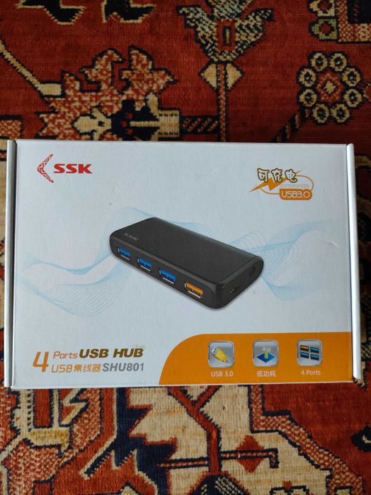 HubUSB3.0 4 porturi 1 port fastcharge SSK SHU801