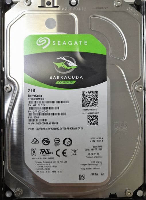 Продам HDD Seagate 2 Tb