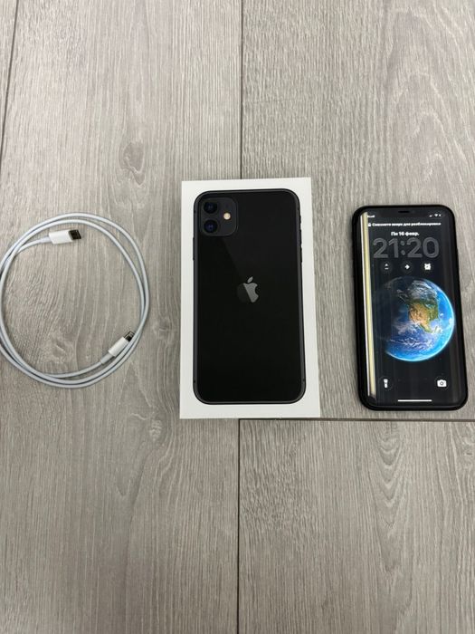 Iphone 11, с коробкой, 2 симкарты