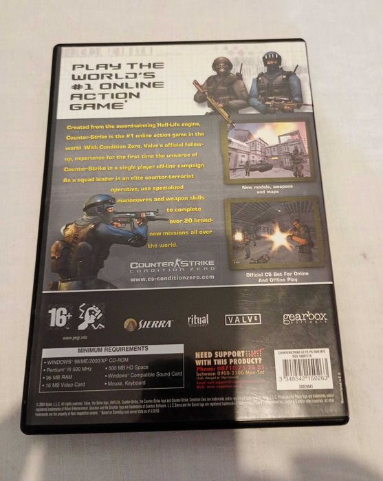 Lot Jocuri PC Retro Valve  - Counter-Strike Condition Zero, Half-Life 1 & 2 , Total Recon