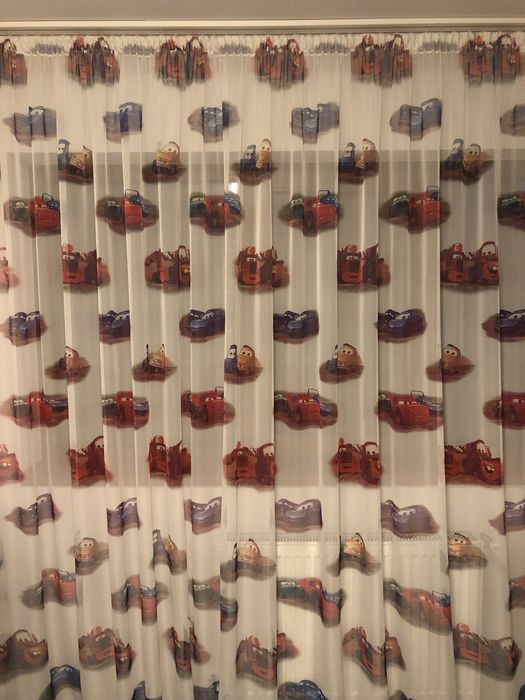 Perdea animata copii Cars.