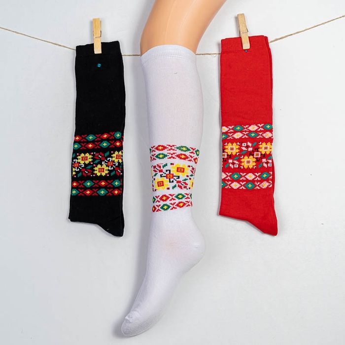 Дамски 3/4  и Детски 3/4 чорапи за народни танци