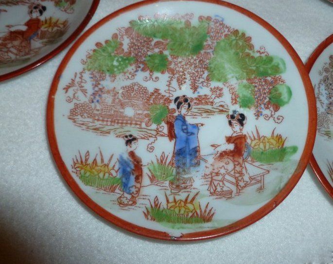 Китайски сервиз от 6 чинийки, китайски порцелан