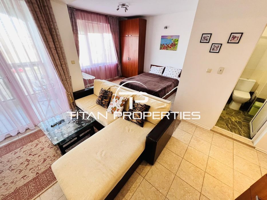 Дава се под наем Едностаен апартамент в Бургас, Сарафово - 40 кв.м за 357 € - Снимка #1