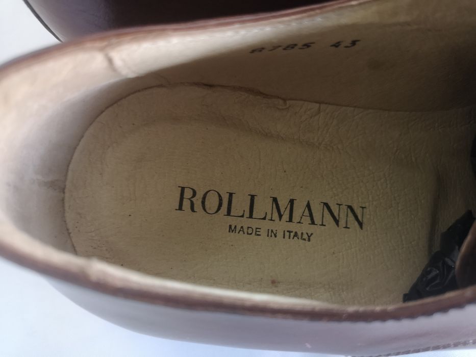 Rollmann, обувки естествена кожа, номер 43