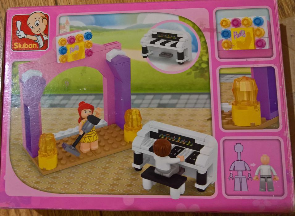 Set constructie Sluban/108 piese/complatibil Lego