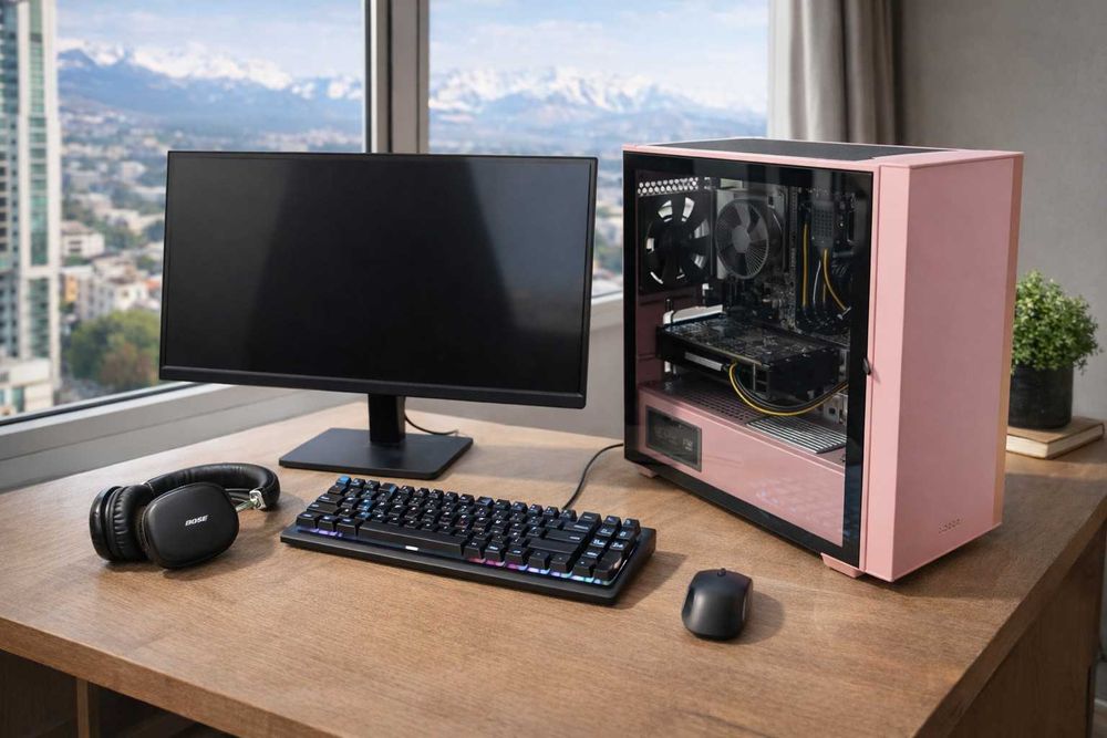 Игровой компьютер с монитором i5 / RX 570 / 8GB RAM / SSD + 2 HDD