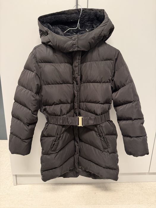 Детско зимно яке за момиче MNG (Mango) – гъши пух, размер 140