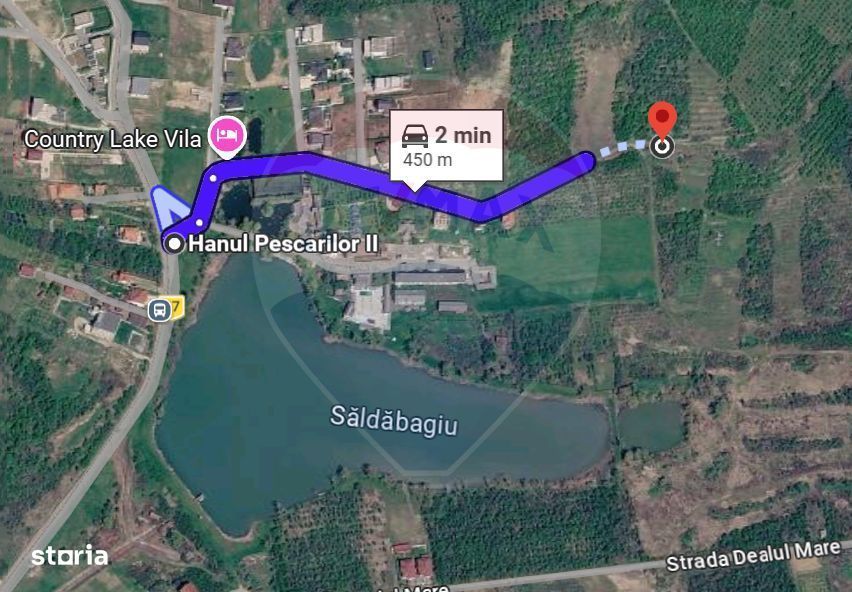 Teren 897 mp, Săldăbagiu de Munte, zona Hanul Pescarilor