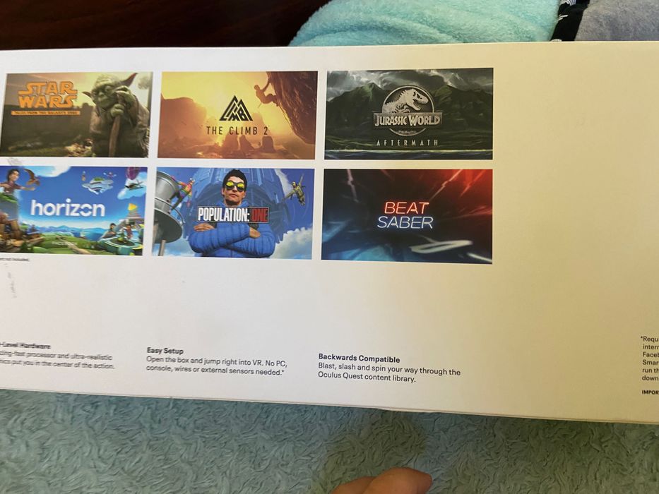 Oculus quest 2 vr 128 gb (старо име) + линк кабел