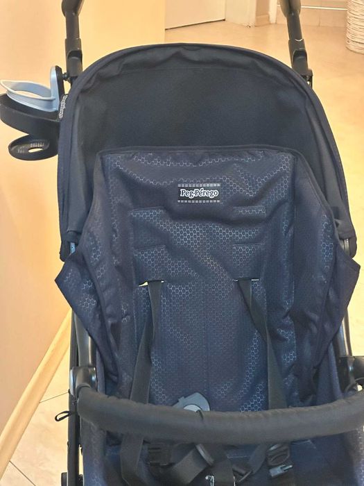 Бебешка количка Peg Perego - Pliko Mini, Navy, синя, отлично състояние