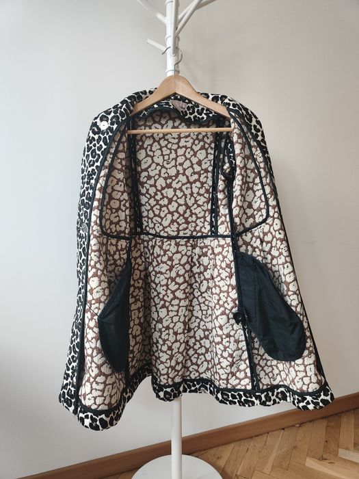 Палто на леопардов принт, р-р 34. H&M