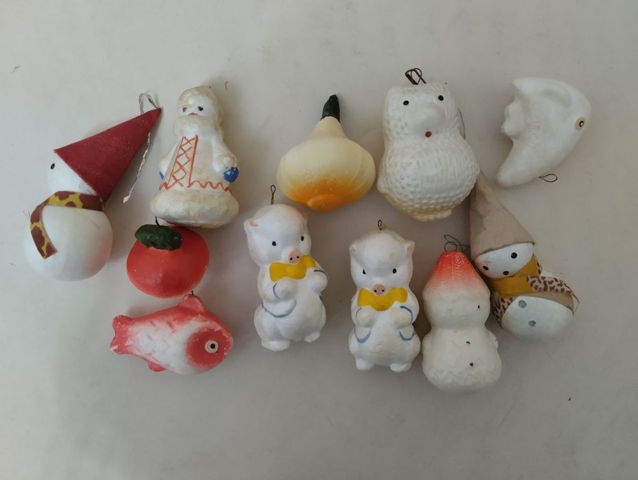 Ёлочные игрушки пластик СССР