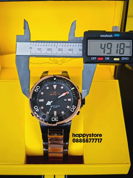 INVICTA Black Rose 49 mm, Инвикта нов ръчен часовник