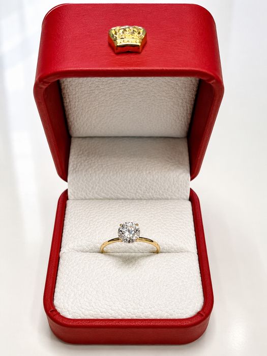 Годежен пръстен 14K | 1.04 ct Lab Grown Diamond | IGI | VS2 | Нов Размер 54