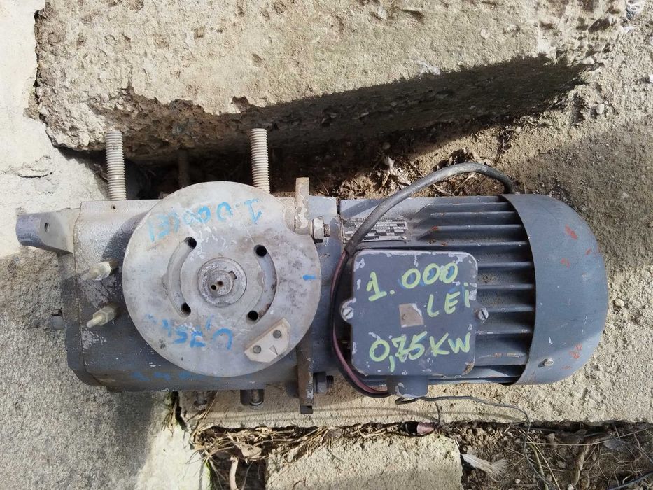 Reductor cu motor 0,75 KW