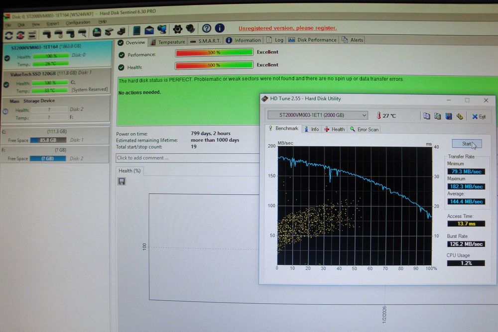 HDD Seagate 2TB ST2000VM003 Sata 6GB/s supraveghere video