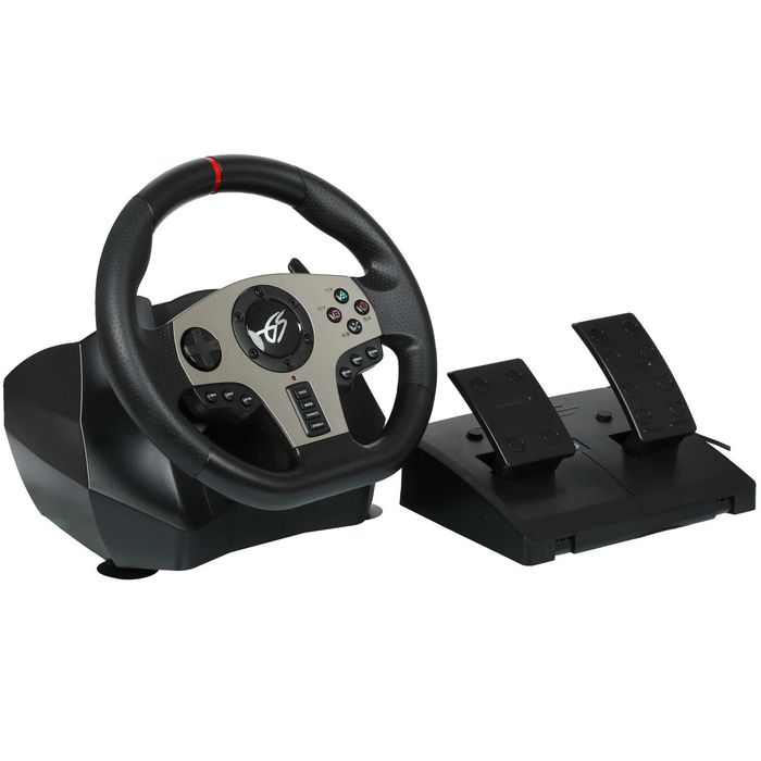 Игровой руль с педалями DEXP Wheelman Pro (для ПК) / Торг