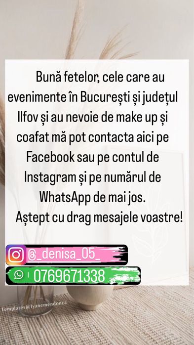 Servicii de make up si coafat