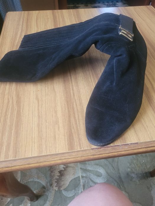 Продам сапоги замша