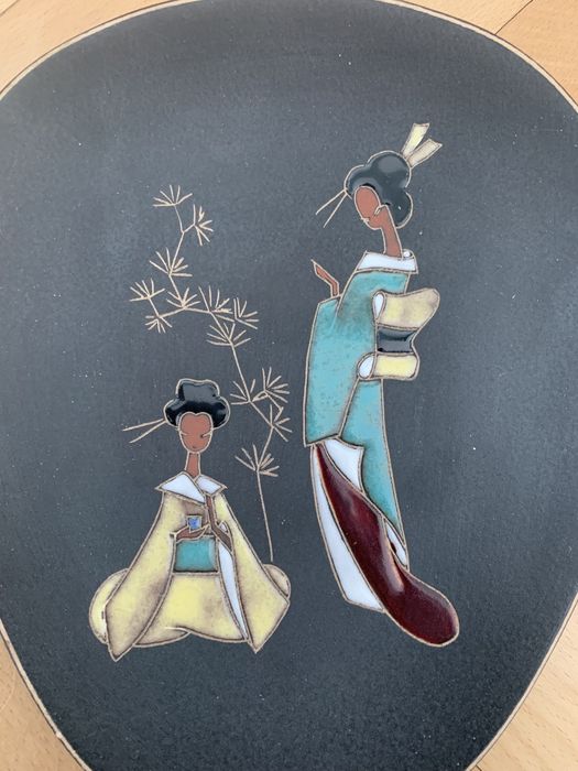 Декоративни керамични пана fat lava / Keto keramik / 50-те