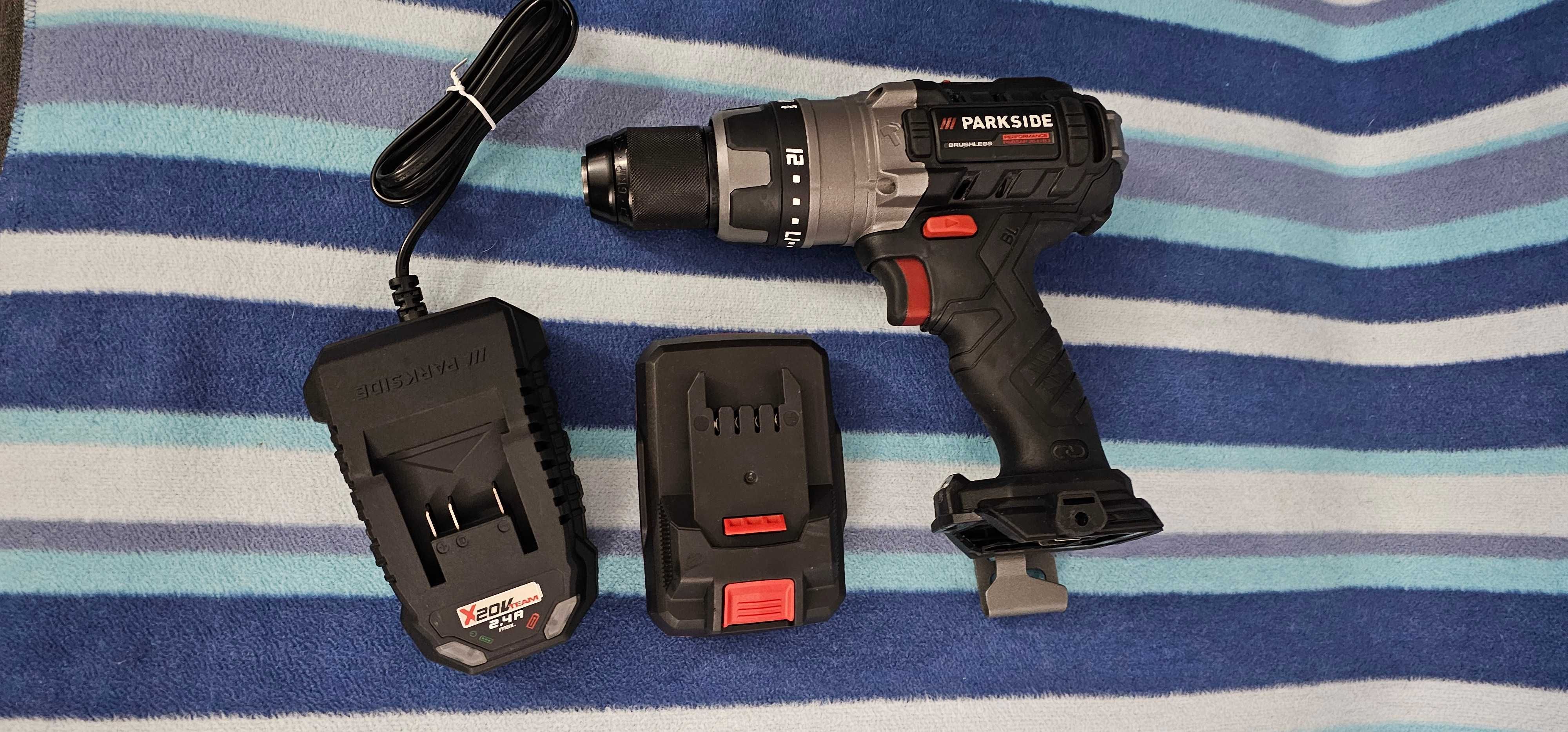 PARKSIDE Performance PSBSAP Cordless Impact Drill 20 V + 1 Battery 2 Ah X20  V Team