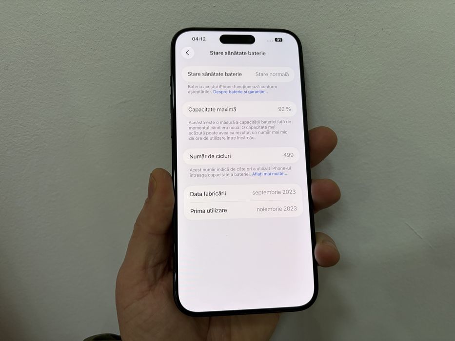 Iphone 15 Pro Max, 256 gb, Black Titanium