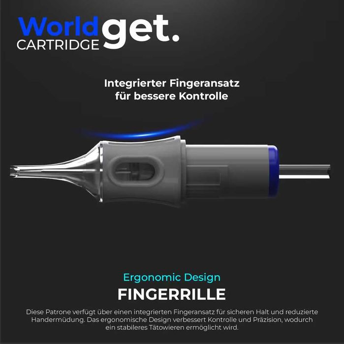 Ace cartuș tatuaj 20 buc round liner dimensiuni mixte 03RL-10RL – Oțel inoxidabil