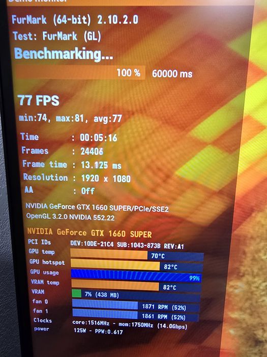 Видеокарта ASUS DUAL 1660 super