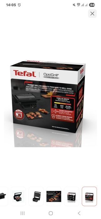 Гриль Tefal Optigrill GC7P0810 черный