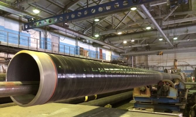 Труба стальная (металл) Д-325х8мм б/у изоляция хизмати мавжуд