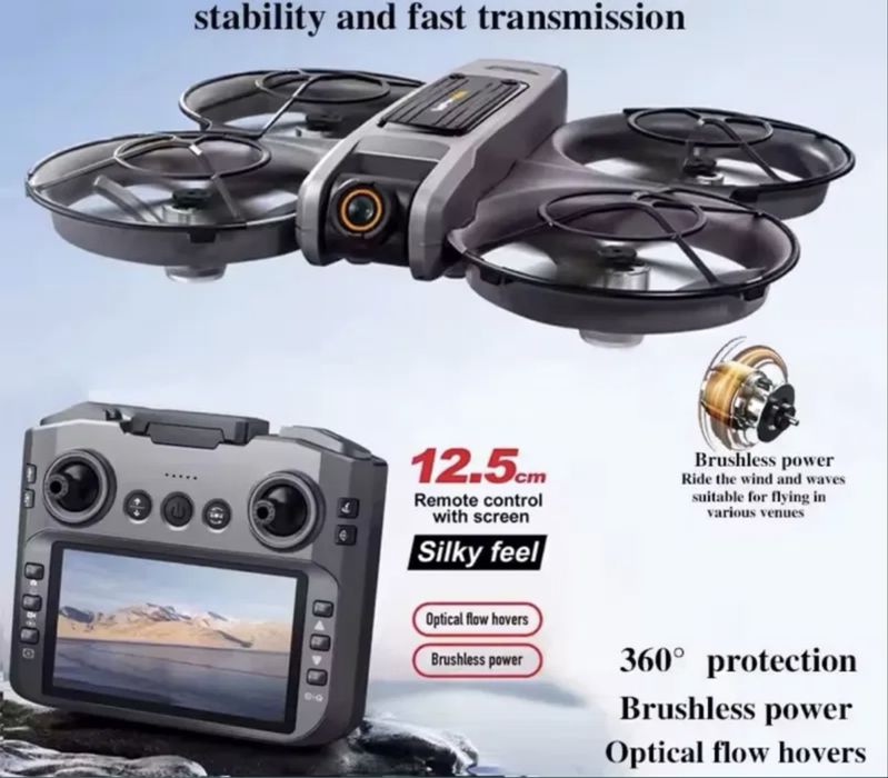 Drona noua 8k, 3000 metri noua