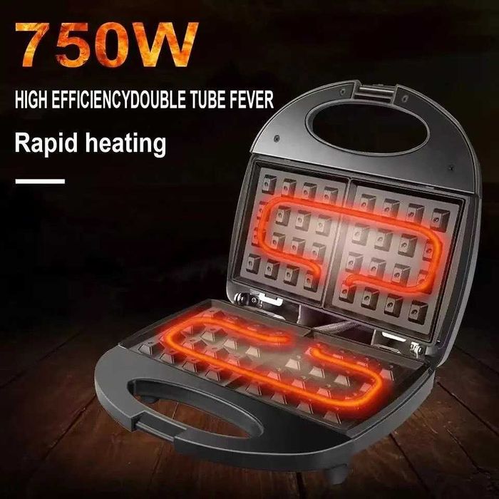 Sonifer 7в1 Вафельница сендвечница Тостер орешница печеница sf-6054