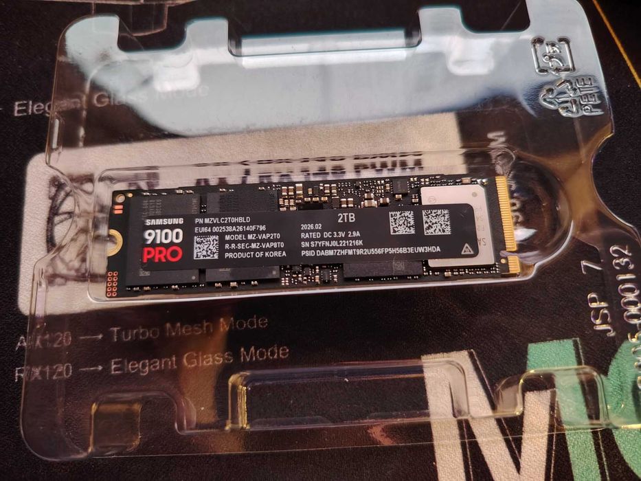 НОВ ! SSD 2TB, Samsung 9100 Pro, NVMe, M.2 GEN 5