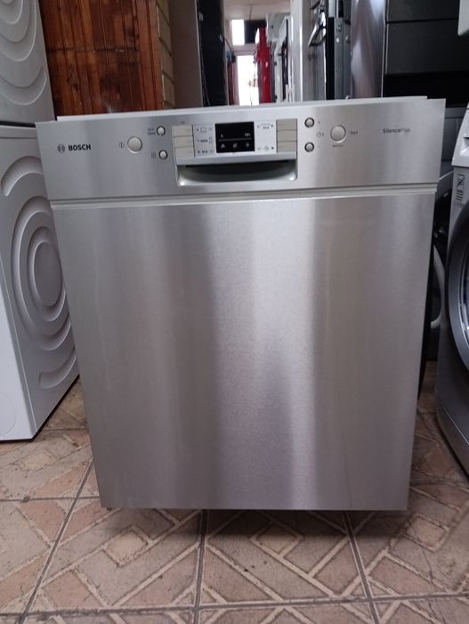 Иноксова широка 60 см съдомиялна Бош Bosch Made in Germany 2г.Гаранция