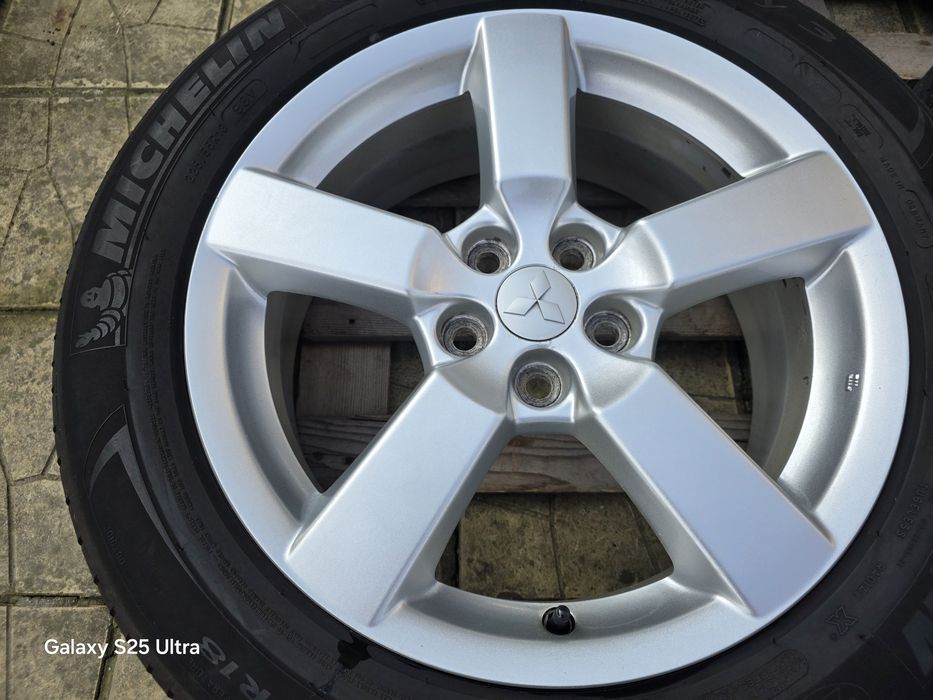 Лети джанти 18ки 5х114.3 Mitsubishi + летни гуми 225/55/18
