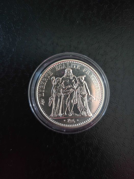 сребърна монета – 10 франка Херкулес 1965