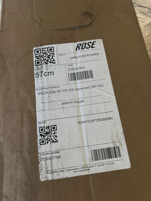 Шосеен велосипед- Rose XLite 04 105 Di2 Advanced