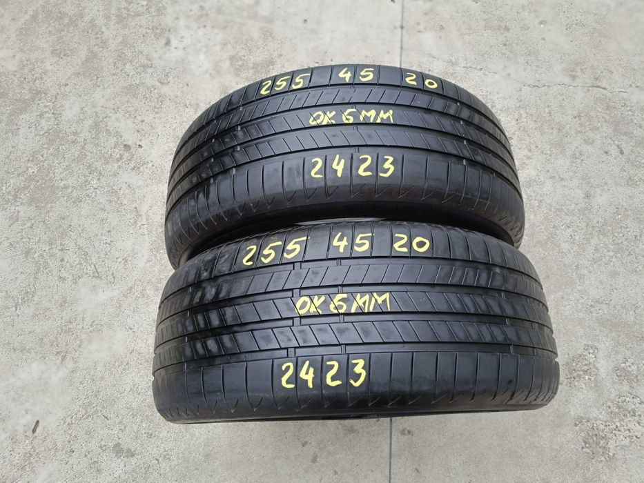Doua anvelope vara 255 45 20 bridgestone turanza eco 6 mm dot 2423