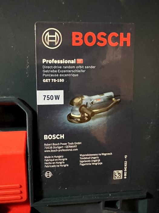 Masina de slefuit orbital cu excentric Bosch Get 75-150 750W Noua
