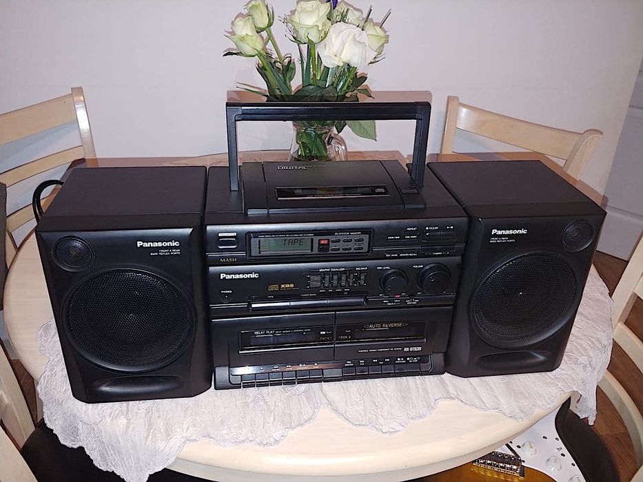Panasonic RX-DT630 radio casetofon portabil JVC Sony Akai Aiwa Sharp Toshiba Sanyo Sansui Unisef Național Yamaha