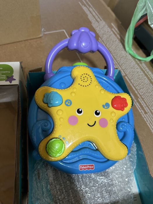 Лампа прожектор fisher price -музикална, морска звезда