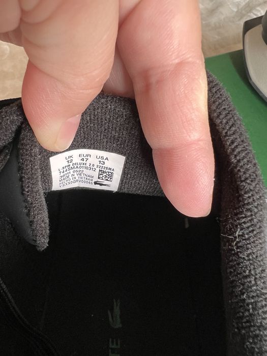 Мужские кроссовки Lacoste