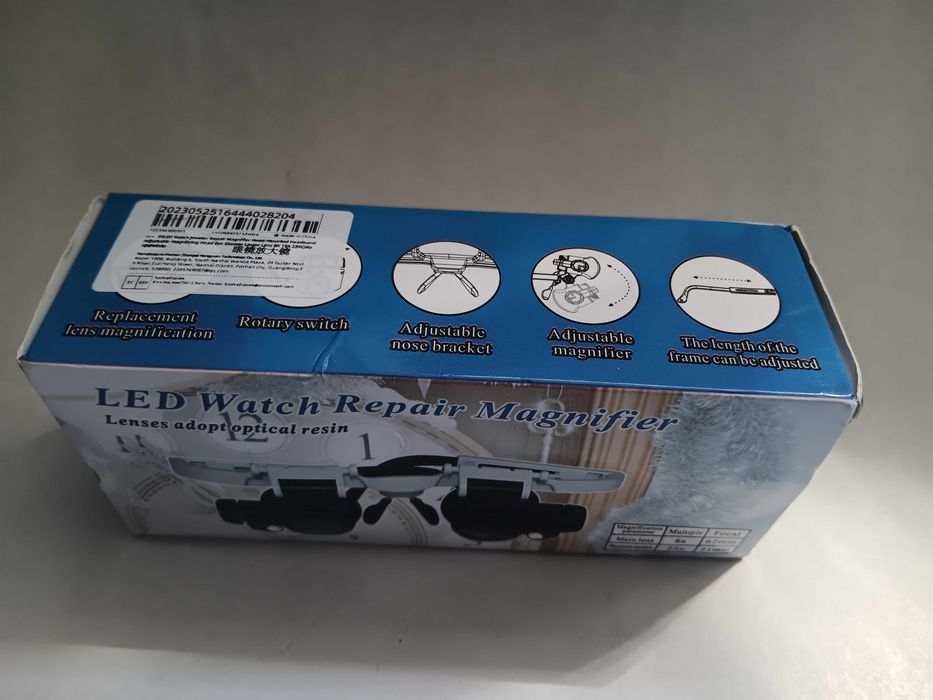 Lupa pentru reparații, lupa si led,reglabili, noi, NOS