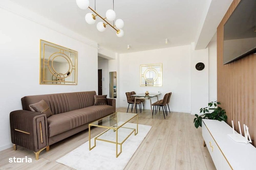 Se închiriază apartament 3camere bloc nou loc parcare curte interioara