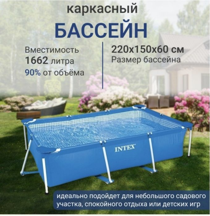 Бассейн каркасный