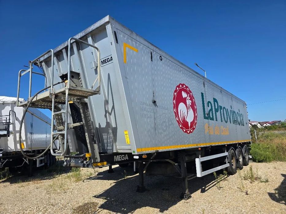 Mega MNL, 60m3 aluminiu, transport cereale Mega MNL, bena cereale 60m3, 2018
