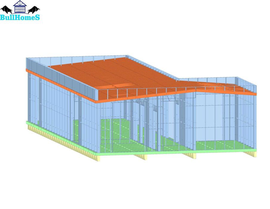 Къща,Бунгало,Преместваема къща,Сглобяеми къщи,Модулни,Жилищни-97м²