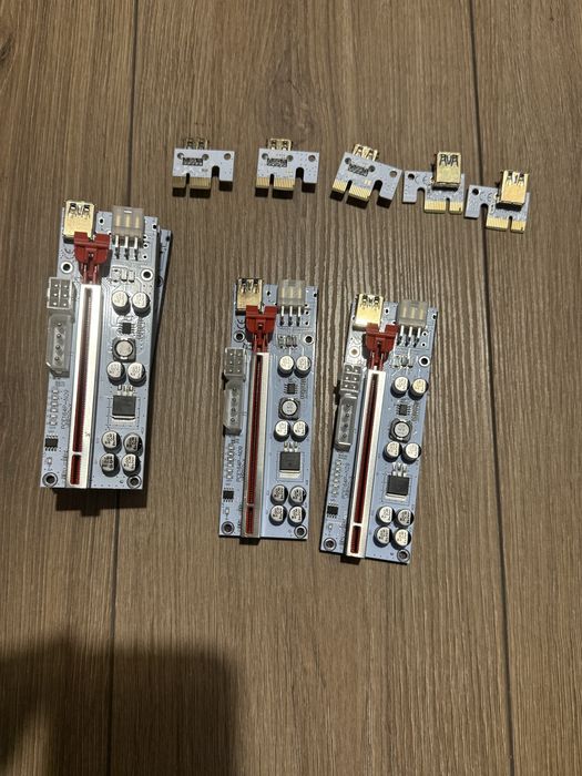 PCI-E Riser + Splitter Alimentare Placa Video 6+2